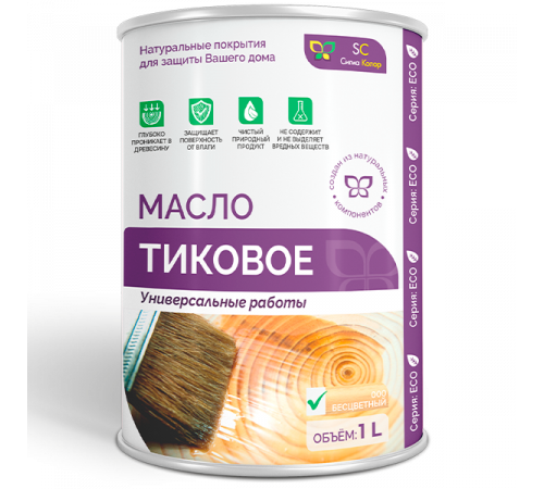Приобрести ТИКОВОЕ МАСЛО ДЛЯ ДЕРЕВА в Тюмени, Тюменская область